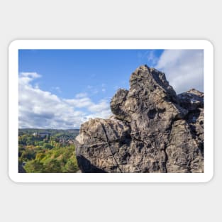 Devil's Wall, rocks, Blankenburg, Harz, Saxony-Anhalt, Germany Sticker